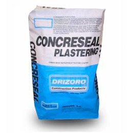 Drizoro Concreseal Plastering (Конкресил Пластеринг) Декоративное прочное цементной покрытие, которое заполняет и герметизирует поры и пустоты в бетоне и кладке