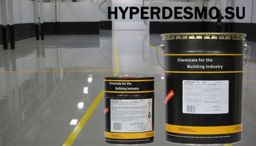 Самовыравнивающееся наливное покрытие для полимерных полов Гиперфлор 2К (Hyperfloor 2К) 4,5+15,5 кг